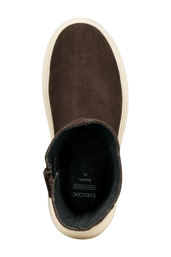 Geox gyerek bokacsizma velúrból KIDDARTAH J56NDB.00022.28.35 barna