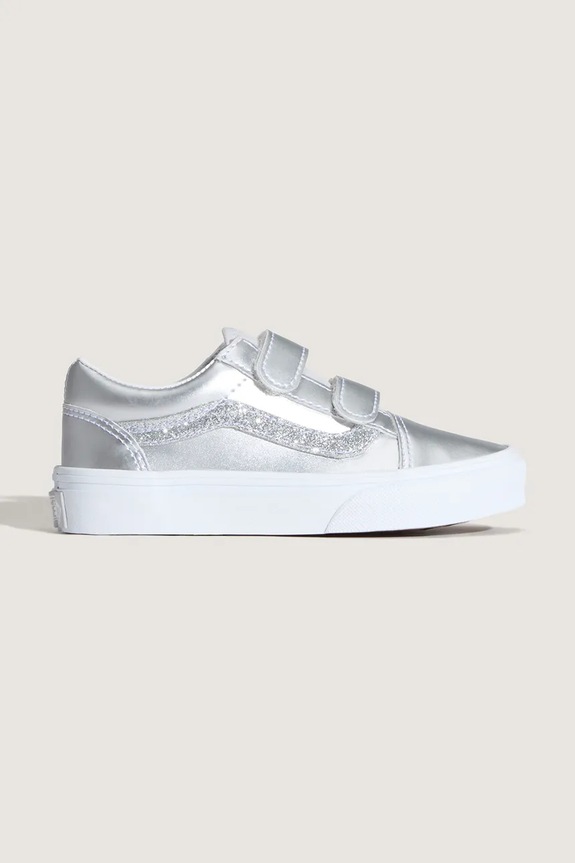 Παιδικά πάνινα παπούτσια Vans Old Skool V μικρό ασημί VN000CYA7VF1