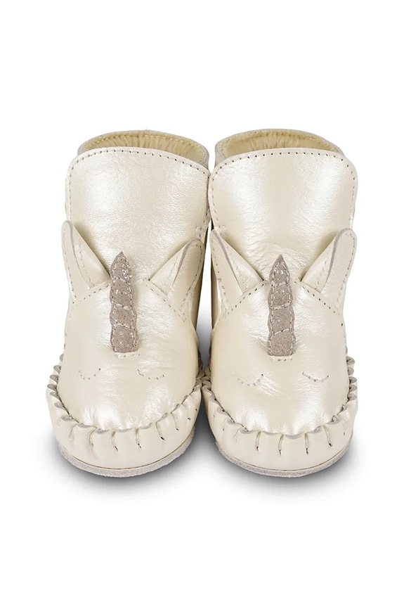 Usnjeni čevlji za dojenčka Donsje Ynzi Booties Unicorn 1042302 bež AW25
