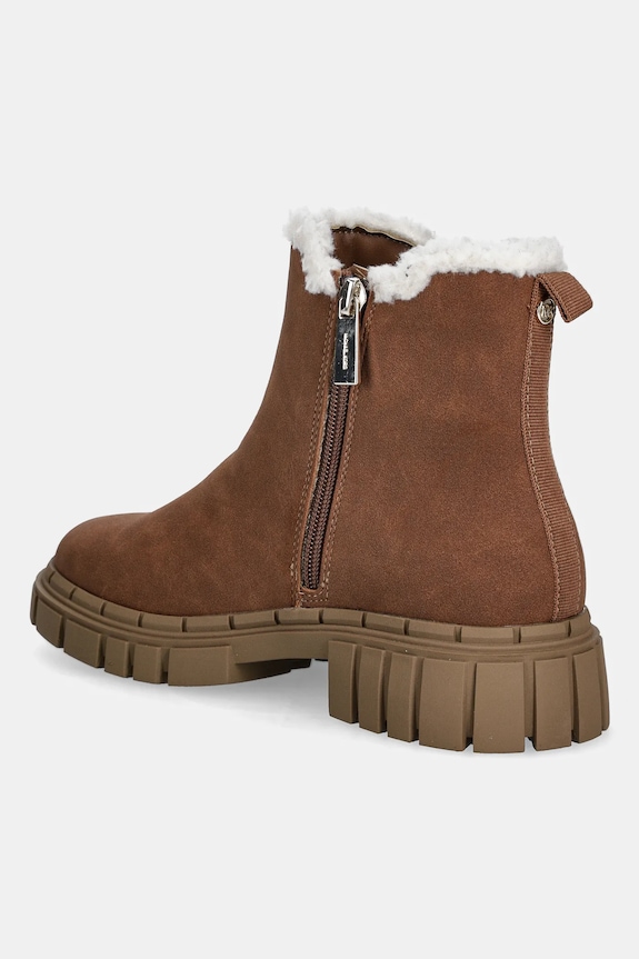 Dievča Detské topánky Michael Kors BLAKE CHELSEA MK02655220 hnedá
