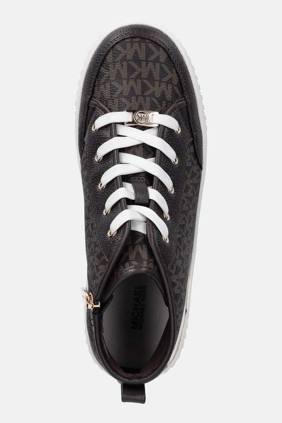 Michael Kors trampki dziecięce SHEA SPLIT brązowy MK02912210