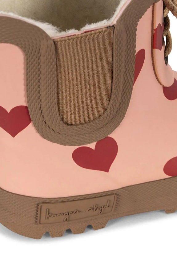 Djevojčice Gumene čizme Konges Sløjd THERMO BOOTS PRINT KS103543.G.9BYA roza