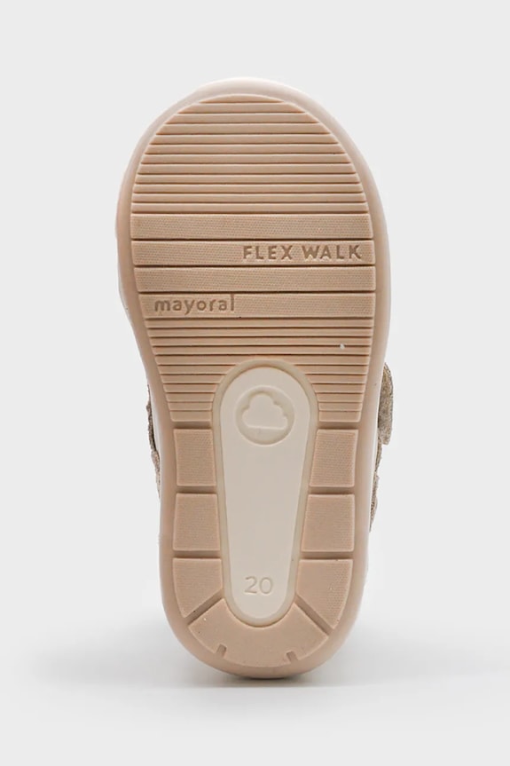 Κοριτσίστικα Δερμάτινα παιδικά κλειστά παπούτσια Mayoral 42551.19B.Baby.9BYA μπεζ