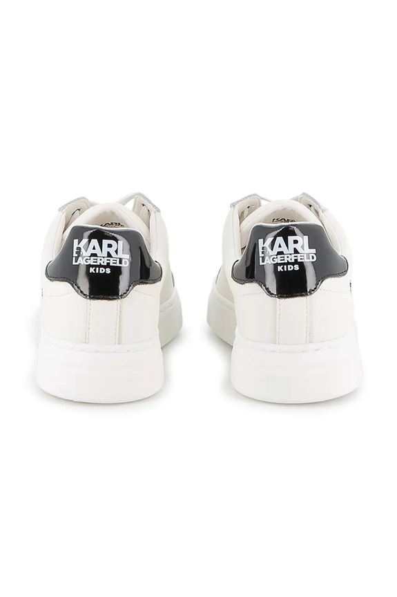 Дитячі шкіряні кросівки Karl Lagerfeld білий Z30982.36.39