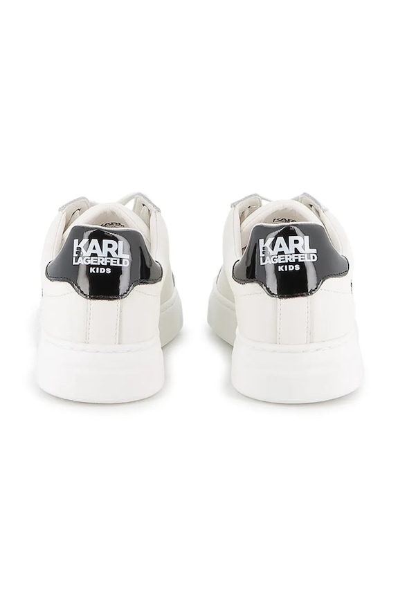 Дитячі шкіряні кросівки Karl Lagerfeld білий Z30982.36.39