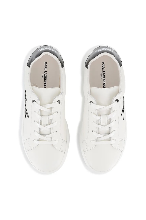 Дитячі шкіряні кросівки Karl Lagerfeld Z30982.36.39 білий