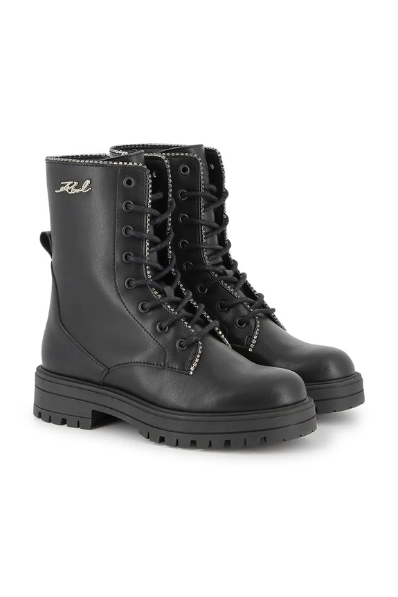 Karl Lagerfeld botki nieocieplane czarny Z30983.27.35