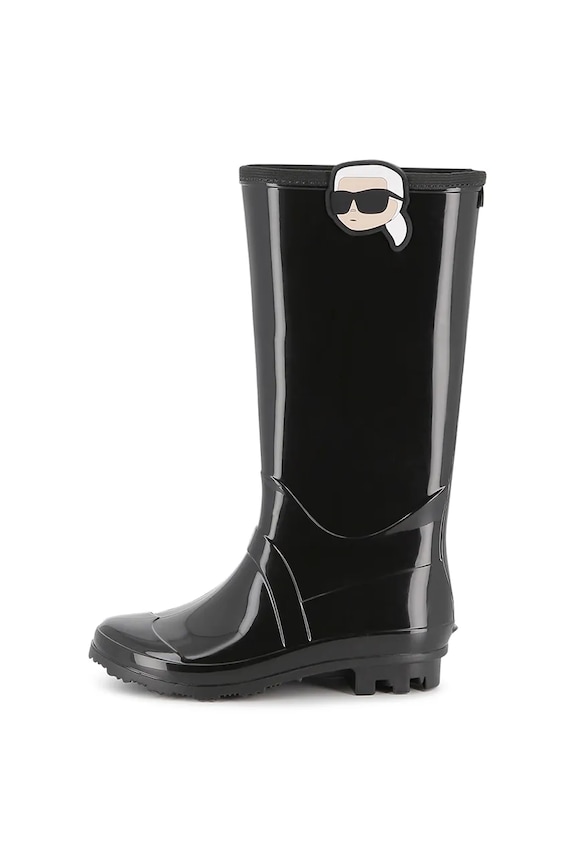 Detská vesta Karl Lagerfeld Z30985.27.35 čierna AW25