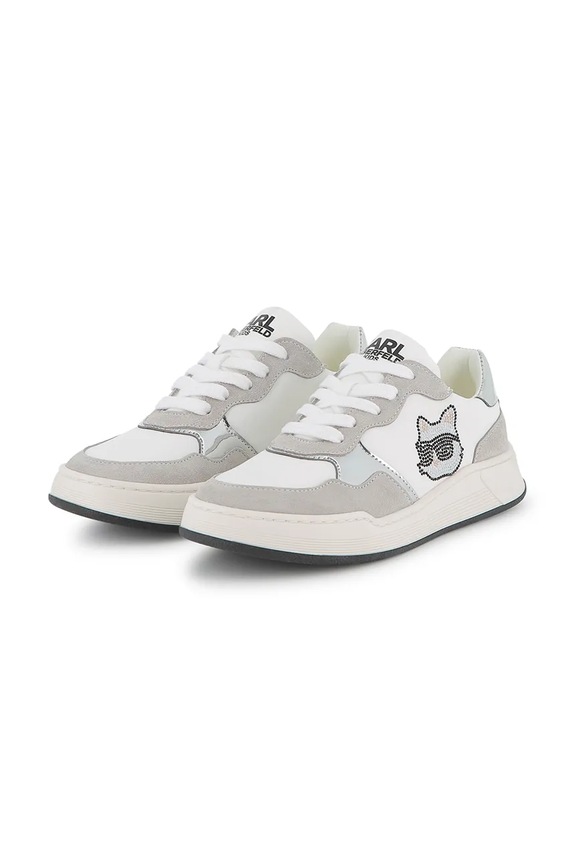 Dievča Detské tenisky Karl Lagerfeld Z30986.27.35 biela