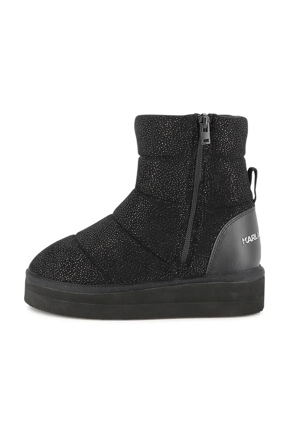 Detské zimné topánky Karl Lagerfeld Z30992.27.35 čierna AW25