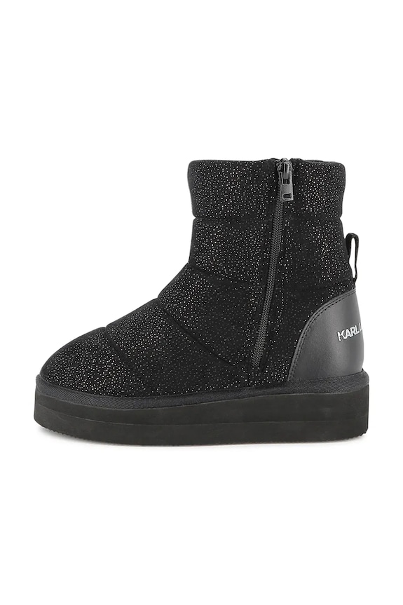 Detské zimné topánky Karl Lagerfeld Z30992.27.35 čierna AW25