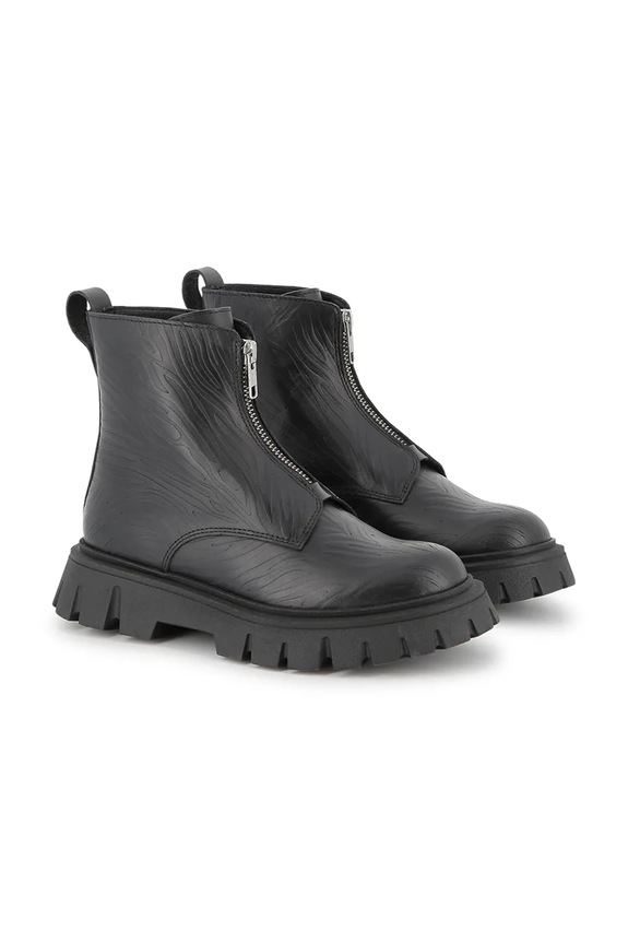 Marc Jacobs botki dziecięce imitacja skóry licowej czarny W60669.27.35