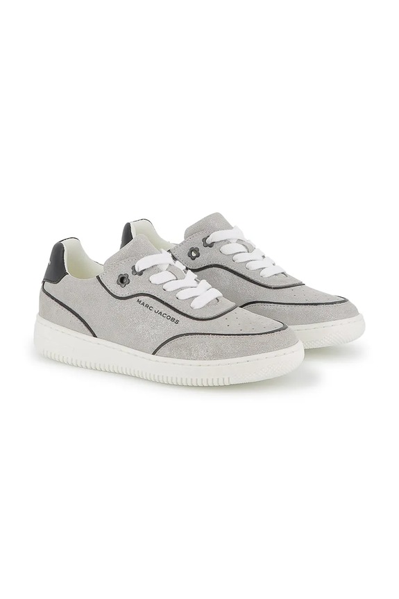 Marc Jacobs sneakers de piele întoarsă pentru copii mic de statură gri W60671.31.35