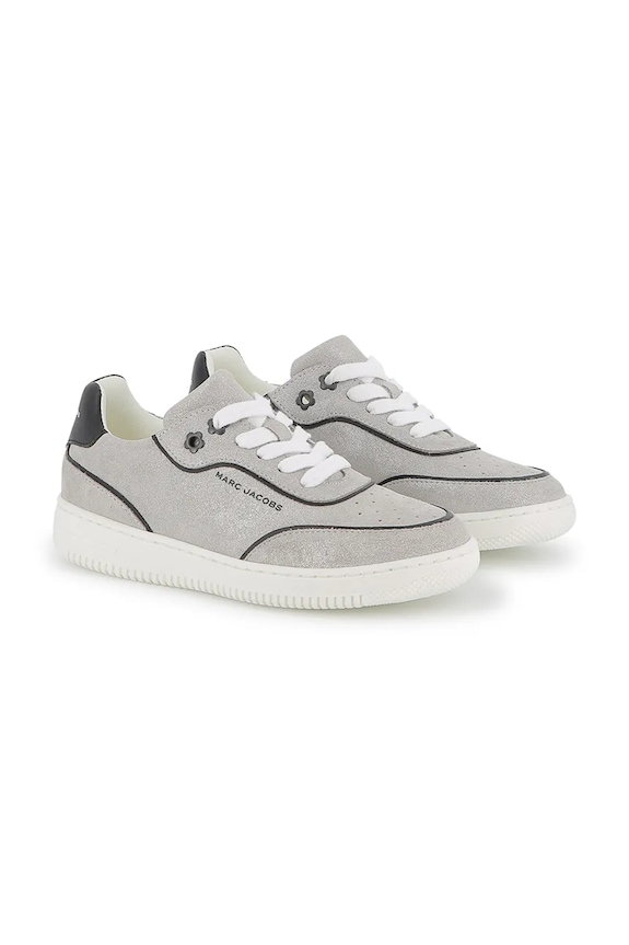 Marc Jacobs sneakers de piele întoarsă pentru copii mic de statură gri W60671.31.35