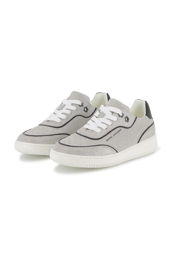 Fete Marc Jacobs sneakers de piele întoarsă pentru copii W60671.31.35 gri