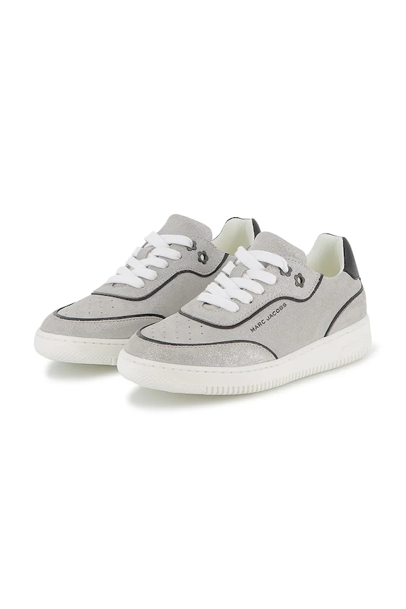 Fete Marc Jacobs sneakers de piele întoarsă pentru copii W60671.31.35 gri