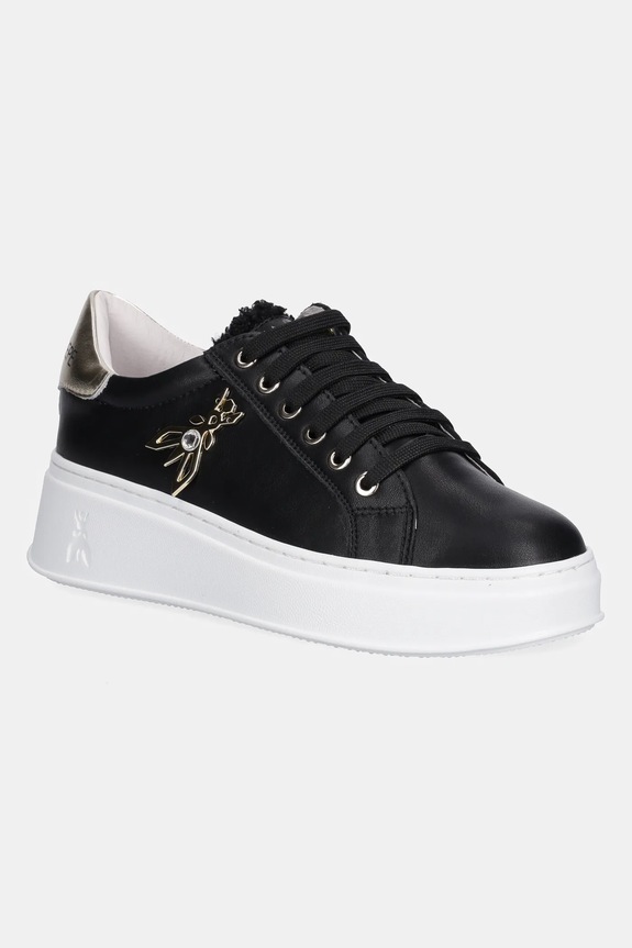 Patrizia Pepe sneakers in pelle bassa nero PPJ903