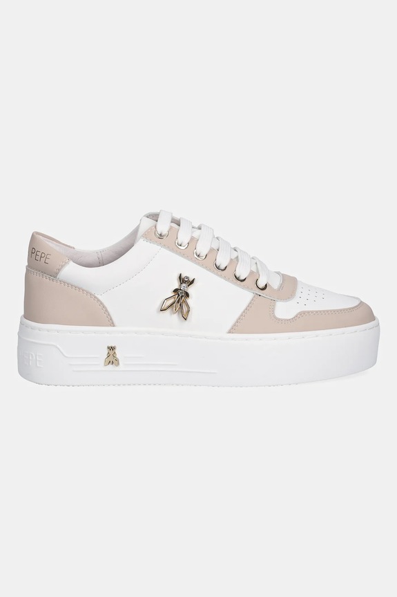 Patrizia Pepe sneakersy skórzane dziecięce PPJ909 różowy AW25