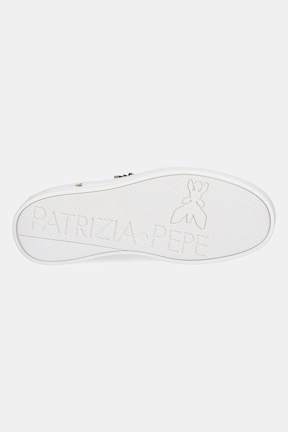 Patrizia Pepe sneakersy skórzane dziecięce PPJ909 różowy