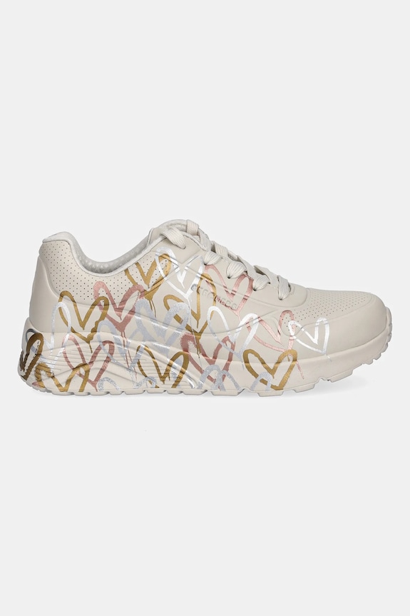 Tenisky Skechers UNO LITE - METALLIC LOVE 314067L béžová AW25