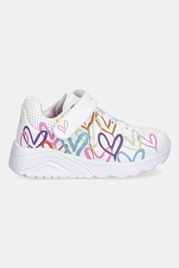 Dětské tenisky Skechers UNO LITE - LOVE LEVITATE 314078N bílá AW25