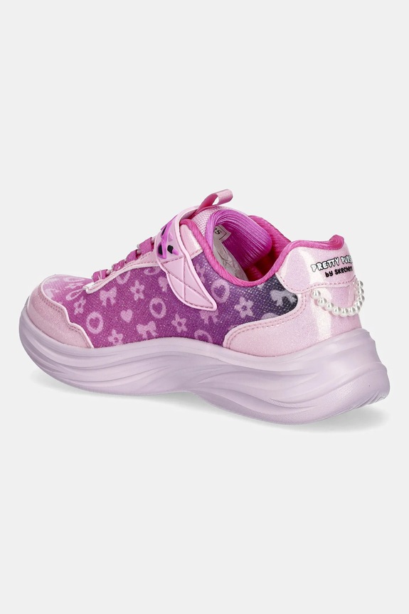 DÍVKA Skechers POWER JAMS 2.0 sneakers boty dětské 302199L růžová