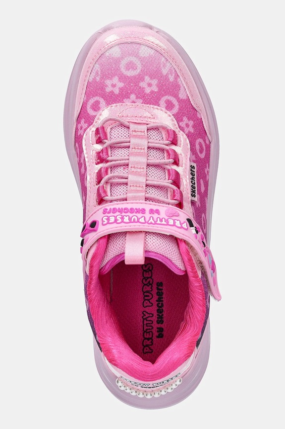 Skechers POWER JAMS 2.0 sneakers boty dětské růžová 302199L