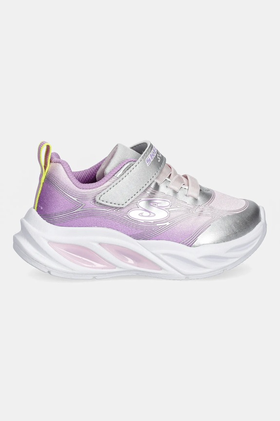 Skechers sneakersy dziecięce COSMIC GLOW 303712N srebrny AW25
