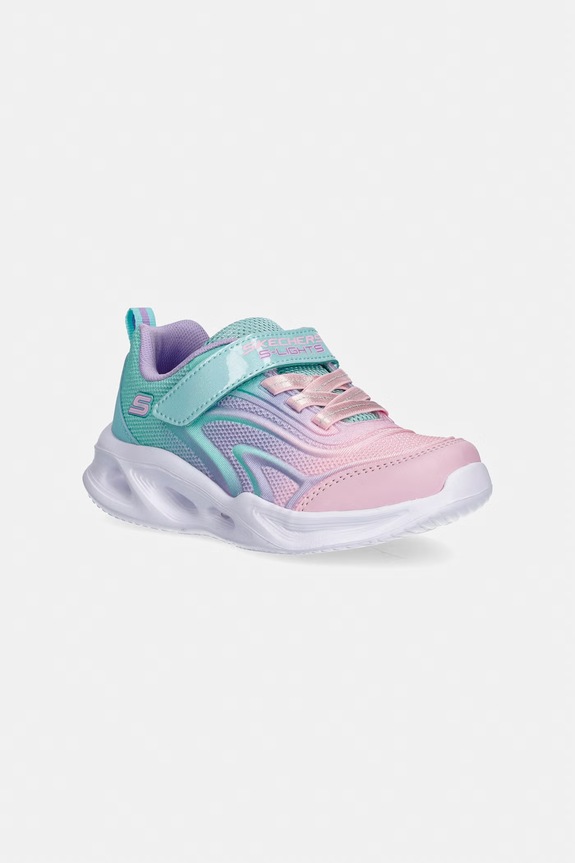 Skechers SKECHERS SOLA GLOW - COLOR BR tenisky detské modrá 303713N
