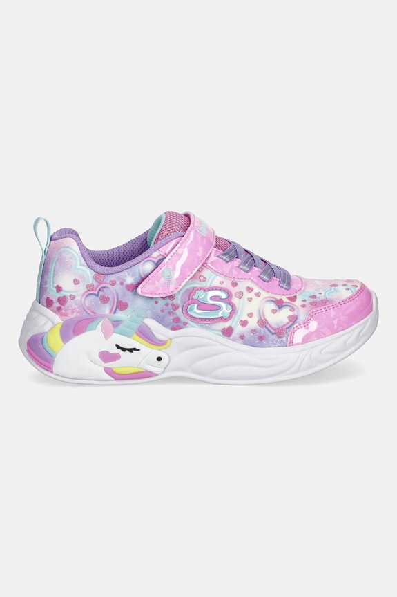 Skechers UNICORN DREAMS - HEART SPARKL sneakersy dziecięce 303063L multicolor SS26