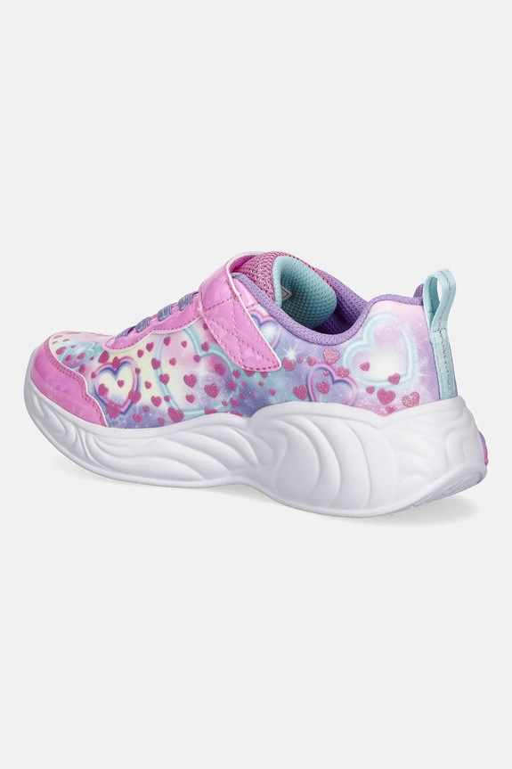 Dziewczynka Skechers UNICORN DREAMS - HEART SPARKL sneakersy dziecięce 303063L multicolor