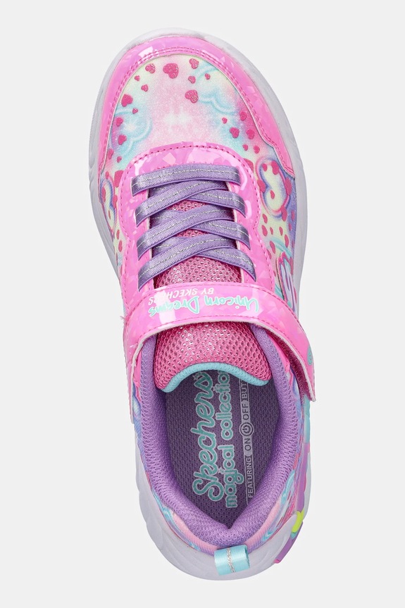 Skechers UNICORN DREAMS - HEART SPARKL sneakersy dziecięce multicolor 303063L