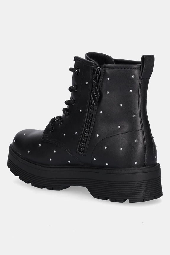 Κοριτσίστικα Παιδικές μπότες Skechers GRAVLEN HI - JEWEL STRUT 303471L μαύρο