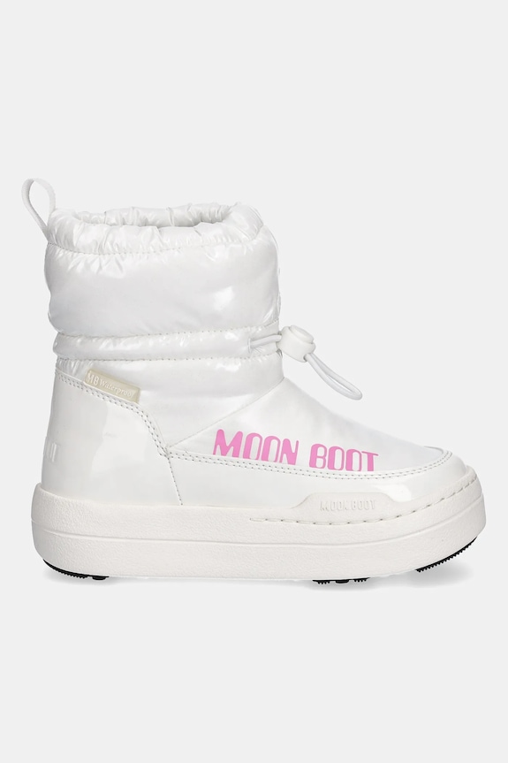 Detské zimné topánky Moon Boot MB JR PARK TUBE MID GLITTER WP 80D3440110.27.34 biela AW25