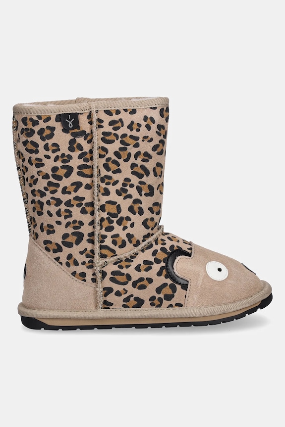 Emu Australia śniegowce zamszowe dziecięce Cheetah K11103.Cheetah beżowy AW25