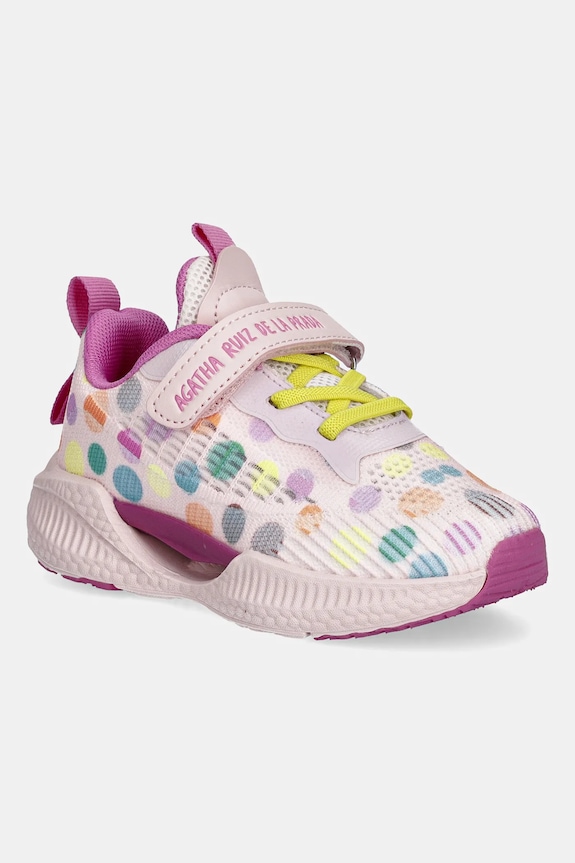 Agatha Ruiz de la Prada sneakersy dziecięce syntetyczny różowy 251925