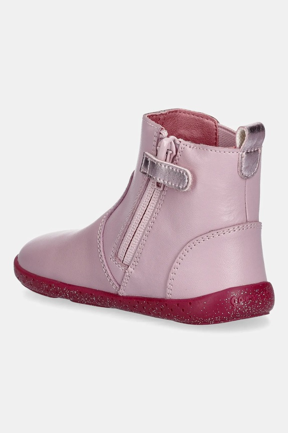 Lány Agatha Ruiz de la Prada gyerek bokacsizma bőrből 251906.24.26 rózsaszín