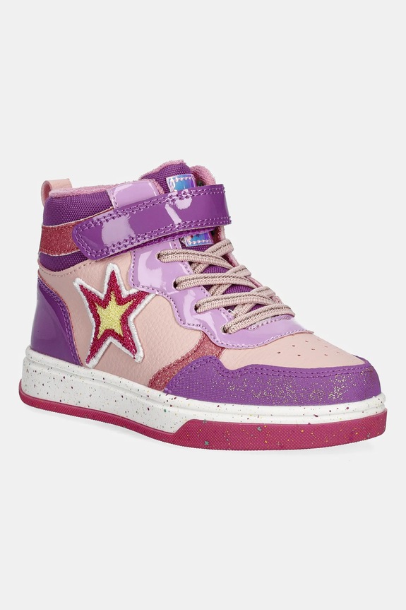 Παιδικά sneakers Agatha Ruiz de la Prada απομίμηση λείου δέρματος μωβ 251960.28.34