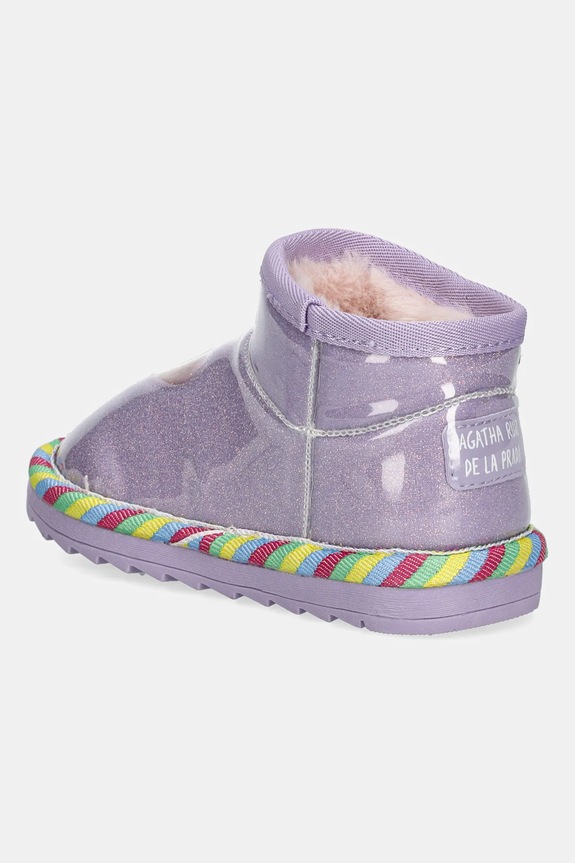 Dziewczynka Agatha Ruiz de la Prada śniegowce dziecięce 251987 fioletowy