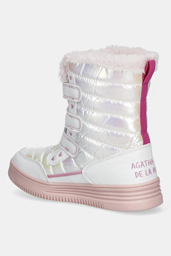Dziewczynka Agatha Ruiz de la Prada śniegowce dziecięce 251991.28.34 biały