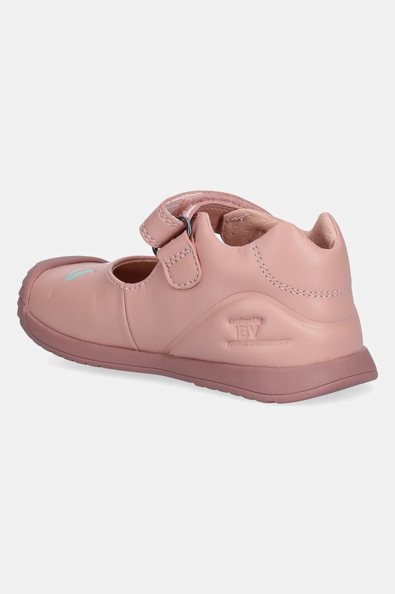 Dziewczynka Biomecanics półbuty skórzane dziecięce 251105 różowy