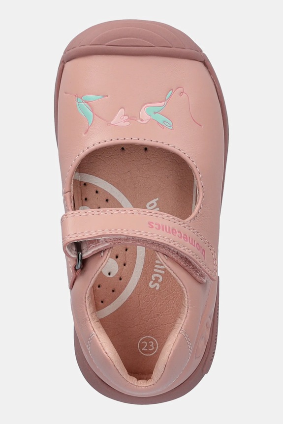 Biomecanics półbuty skórzane dziecięce różowy 251105