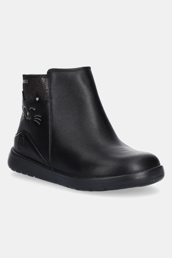 Biomecanics buty zimowe dziecięce imitacja skóry licowej czarny 251233.28.34