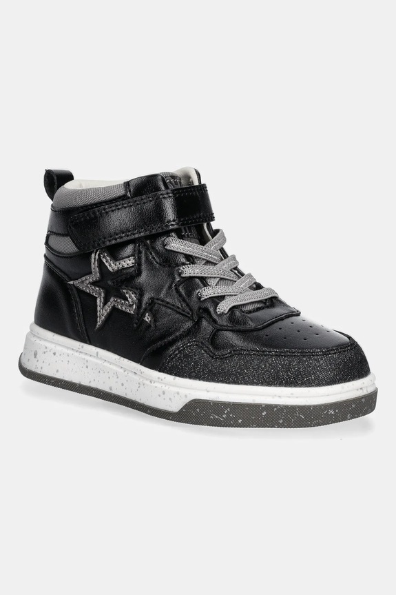 Παιδικά sneakers Garvalin απομίμηση λείου δέρματος μαύρο 251551