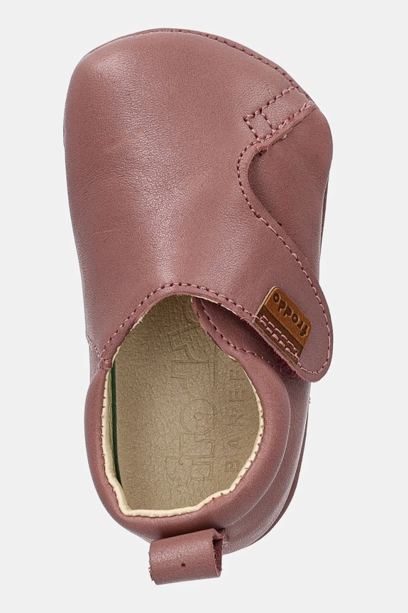 Kožne cipele za bebe Froddo BAREFOOT PREWALKERS roza G1130020