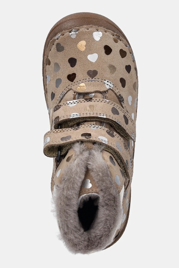Froddo buty zimowe zamszowe dziecięce PAIX UP WINTER beżowy G2110143.26.25.28