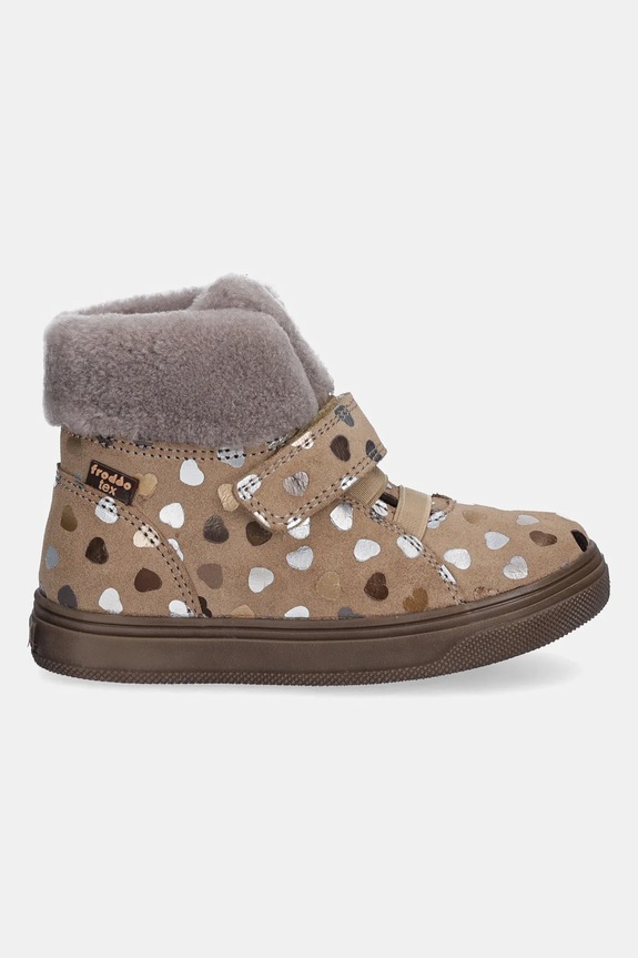 Froddo śniegowce zamszowe dziecięce BASCO TEX G2110144.11.25.27 beżowy AW25