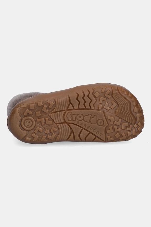 Froddo buty zimowe zamszowe dziecięce BAREFOOT UP FURRY TEX G3110270.25.30 beżowy