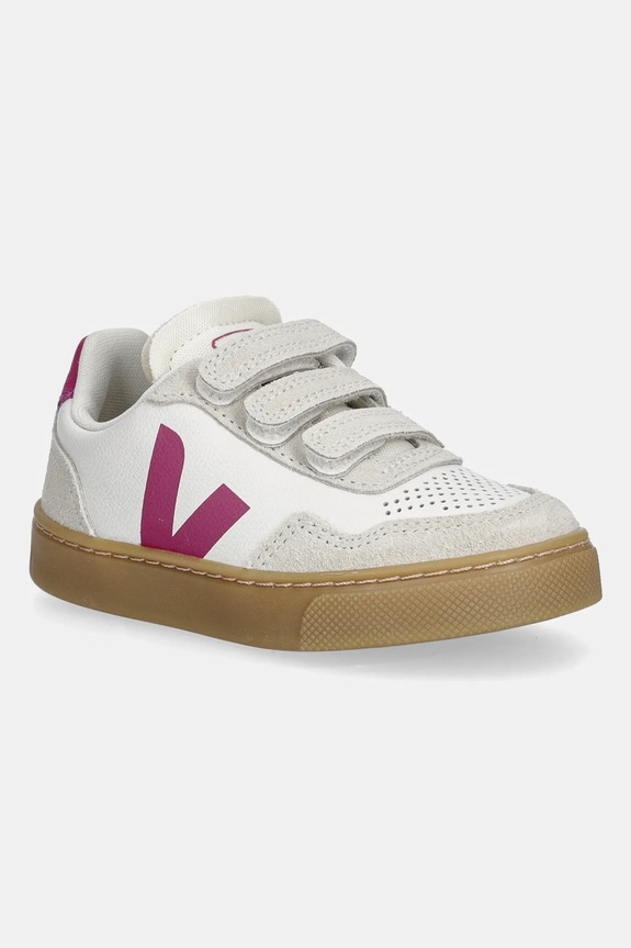 Veja scarpe da ginnastica bambino/a Small V-90 pelle scamosciata beige SX2021007C.21.27