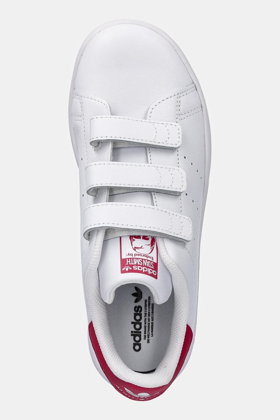 Detské kožené tenisky adidas Originals STAN SMITH biela JP9719